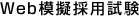 Web模擬採用試験